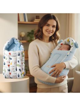 StarAndDaisy - Multi-Color Cotton Printed Sleeping Bag (0-12 Months)