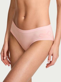 Victoria's Secret - Pink Seamless Bow Hip hugger Panty
