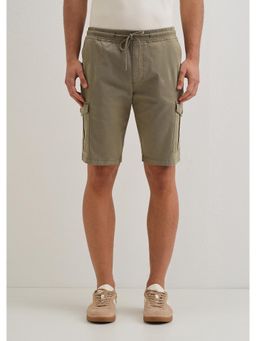 Banana Club - Khaki Cotton Cargo Shorts