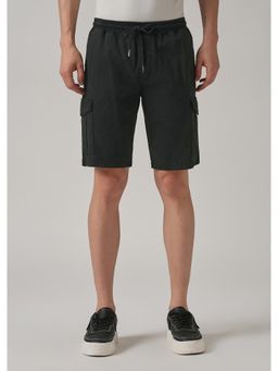 Banana Club - Navy Blue Cotton Cargo Shorts