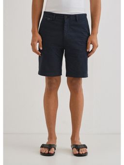 Banana Club - Navy Blue Cotton Shorts