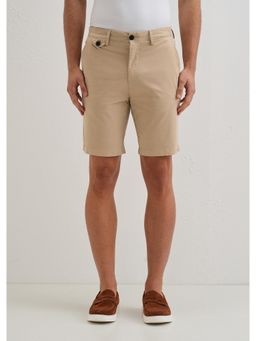 Banana Club - Beige Cotton Shorts