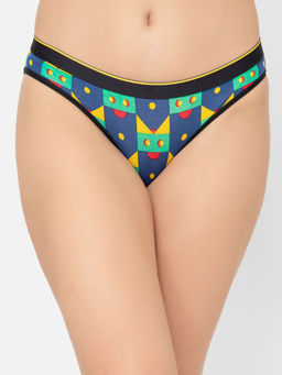 Bummer - Multi-Color Womens Printed Micro Modal Bikinis Panties Soft & Breathable