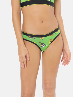 Bummer - Multi-Color Womens Printed Micro Modal Bikinis Panties Soft & Breathable