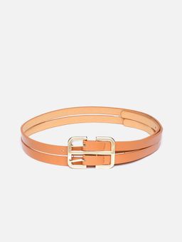 Twenty Dresses by Nykaa Fashion - The Dynamic Duo Brown Belt