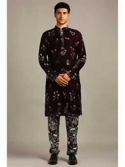 Soup by Sougat Paul - Pastel Floral Printed Kurta with Churidar