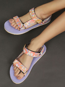 Yoho - Lavender Marble Eva Sandals for Women