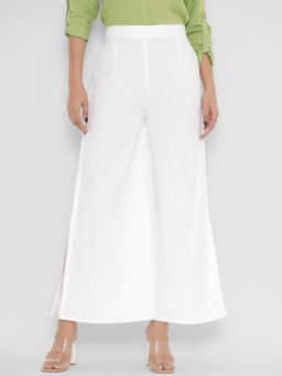 PINKVILLE JAIPUR - White Side Cut Pants