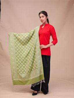 SWI STYLISH - Womens Pista Acrylic Wool Stole