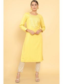 Soch - Women Yellow Kurta