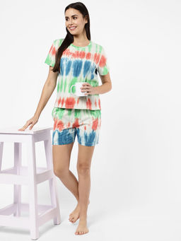 Sweet Dreams - Women Printed Top with Shorts (Set of 2)