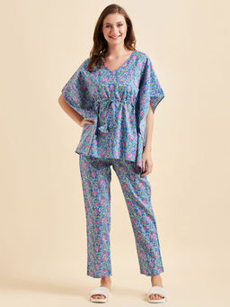 Sweet Dreams - Women Printed Top with Pyjama (Set of 2)