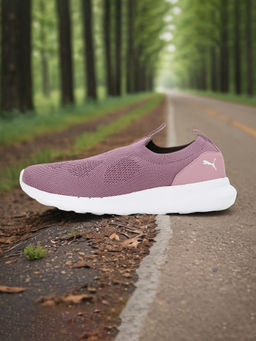 Puma - Dynamite Knit Slip-on Womens Purple Sneakers