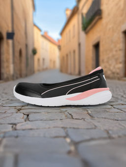 Puma - Flaira Softride Sporty Womens Black Sneakers