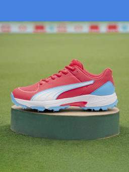 Puma - Spike 24.2 Unisex Red Cricket Shoes