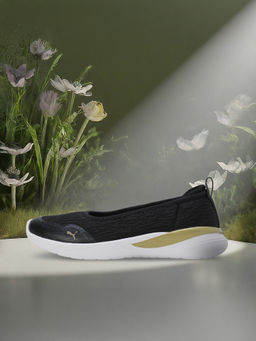 Puma - Sienna SOFTRIDE Women Black Ballerinas