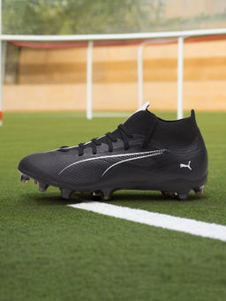 Puma - Ultra 5 Match Fg/Ag Unisex Black Football Shoes