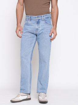 Guess - Men Rodeo In Light Solid Relaxed Fit Denim Jeans