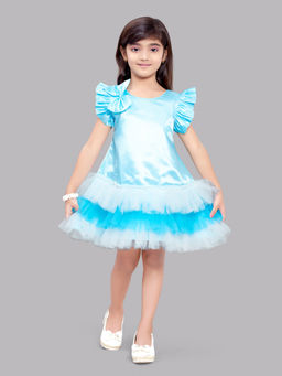 Pink Chick - Aline Satin Frozen Dress