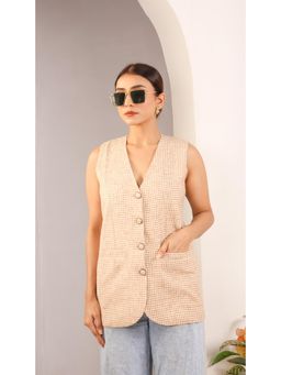 ALLUREARMOIRE - Beige Waistcoat