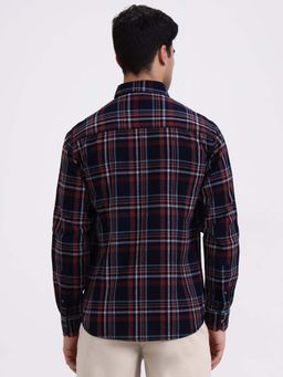 Greenfibre - Slim Fit Printed Formal Trousers