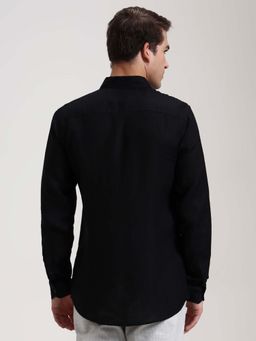 JadeBlue - Black Slim Fit Formal Trousers