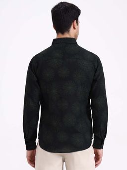 Greenfibre - Olive Green Slim Fit Formal Trouser