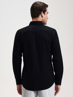 JadeBlue - Black Slim Fit Formal Trouser