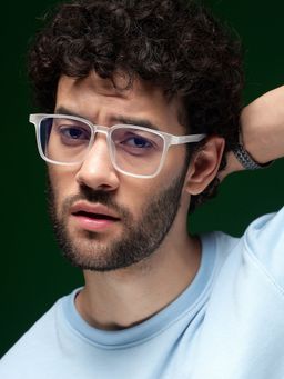 Voyage - Clear Square Eyeglasses for Men & Women (52)