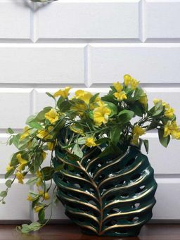 At Home by Nilkamal - Floral Creeper (Yellow)