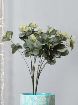 At Home by Nilkamal - Eucalyptus Filler Artificial Stick|Height - 52 cm|Green