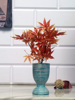 At Home by Nilkamal - Maple Fillers Artificial Stick|Height - 40 cm|Orange