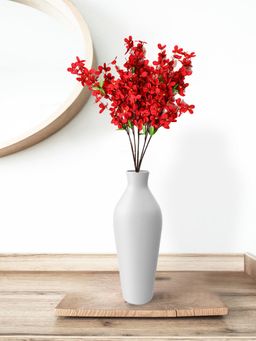 At Home by Nilkamal - Hyacinth Artificial Flower Bunch|Height - 64 cm|Red