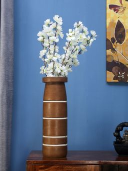 At Home by Nilkamal - Bloom Floral Flower Bunch (White)