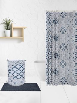 At Home by Nilkamal - Mosaic 15 Peice Bath Uitility Hamper (Multi-Color)