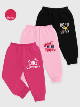 Kuchipoo - Baby Girl Joggers (Pack of 3)