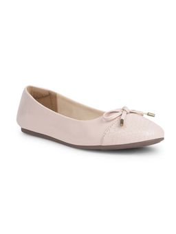 Bata - Off White Women Casual Ballerina Flexible Sole Stylish Comfort