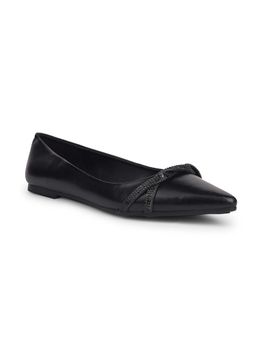 Bata - Black Women Casual Ballerina Lightweight Stylish Comfort