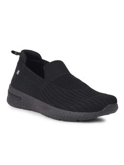 Bata - Black Casual Slip-On Walking Shoes for Everyday Comfort and Easy All-Day Wear