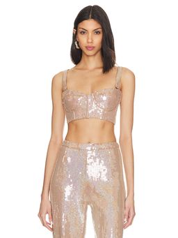 Bronx and Banco - Capri Nude Sequin Bralette