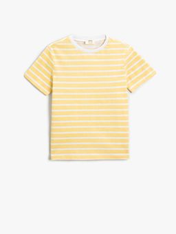Koton - Boys Yellow Stripes T-shirt