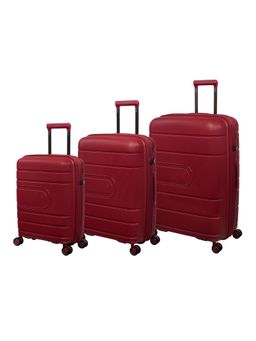 it luggage - Eco Tough Red Set of 3 28-24-20 Inches Expandable Hardsided TSA Luggage Trolley