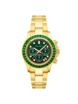 Duxot - Atlantica Limited Edition Chronograph 36Pcs Cubic Zircona Round Dial Mens Watch - Dx-2048-55