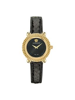 VERSACE - 2 Hands Womens Analog Black Dial Coloured Quartz Watch - VE6I00323 (M)
