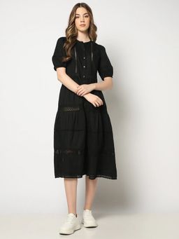 GAP - Women's Solid Midi Dress