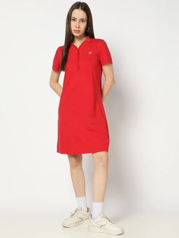 GAP - Women's Polo Neck Dress - Red