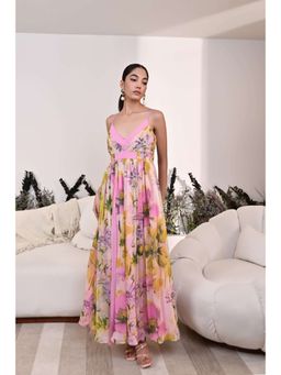 Heaven & Above - Gardenia Pink Maxi Dress