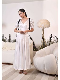 Heaven & Above - Kendal Solid White Maxi Dress