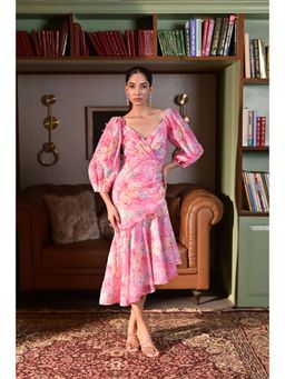 Heaven & Above - Rosa Pink Midi Dress