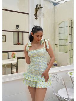 Heaven & Above - Buttercup White Mini Dress